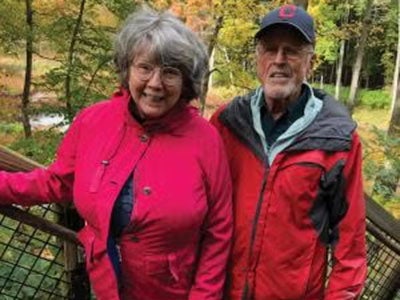 Marie and Chuck Grossman enjoying Cleveland’s Metroparks