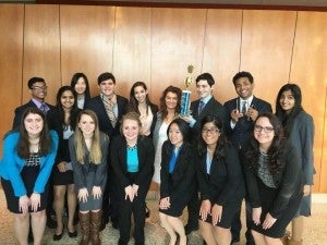 Undergraduate mock trial team