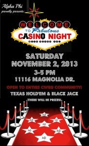 Alpha Phi Casino Night