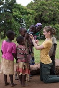 CWRU student on study abroad trip