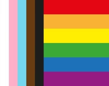 Photo of the Progress Pride Flag