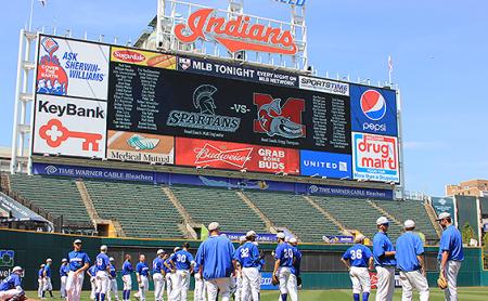 2012_progressive CWRU Spartans at Progressive Field