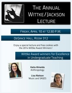 Wittke/Jackson lecture flyer