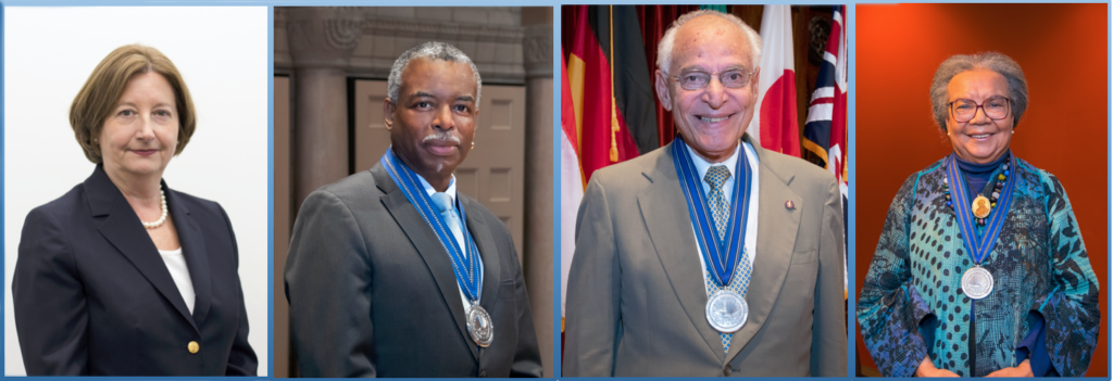 Composite photo of four Inamori Prize winners.