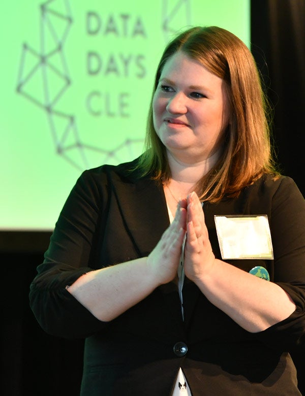 April Urban, the director of community responsive analytics at the Poverty Center at the Mandel School.