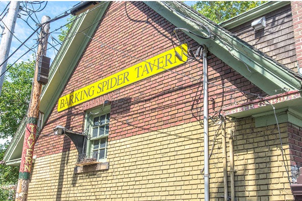 Photo of former Barking Spider Tavern location.