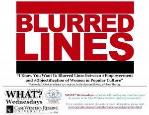 Blurred Lines Flyer