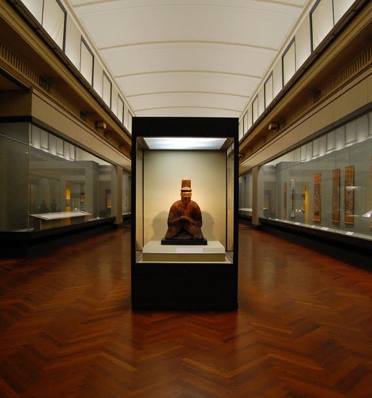 exhibit in Japanese art museum