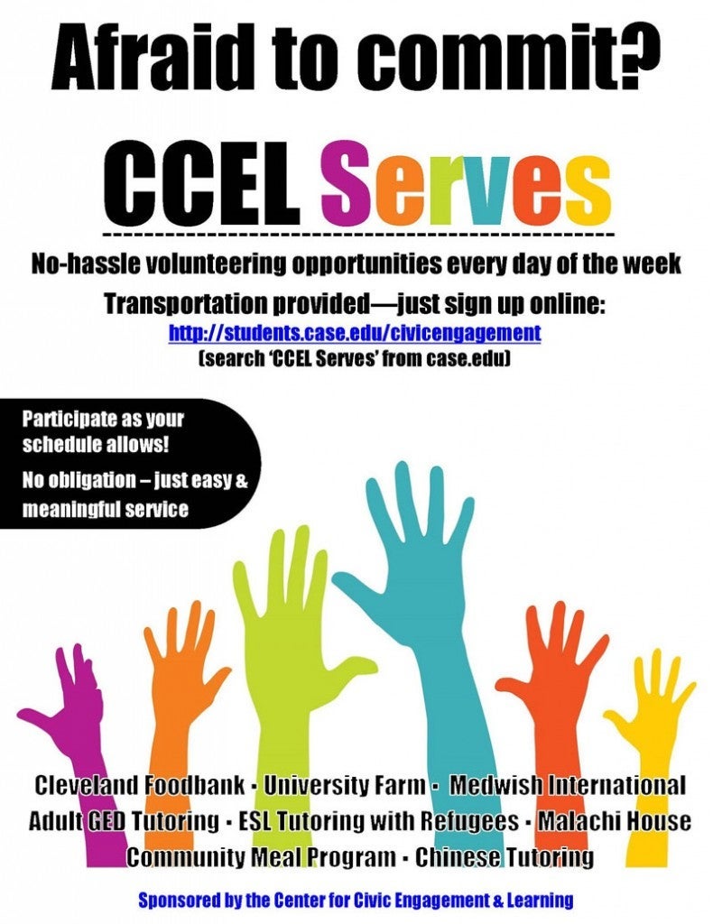 CCEL Serves flier CWRU