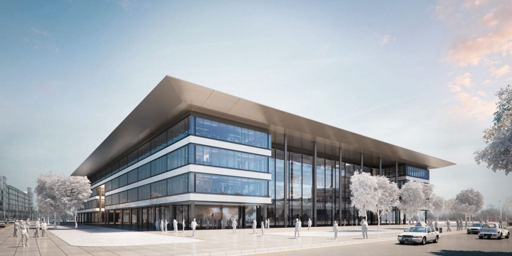 Rendering of the CWRU Cleveland Clinic health education campus