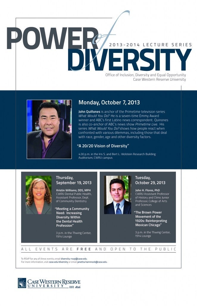 Power of Diversity Lecture Series CWRU