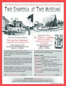 CWRU Two Symposia at Two Museums-1