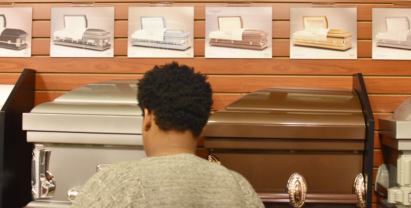 Casket selection
