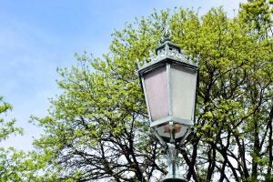 Top of the lamppost