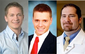 Photos of John Lewandowski, Mark Lewandowski and Brian Grimberg