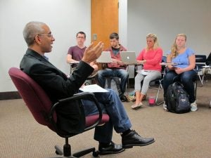 Deepak Sarma CWRU teaching students