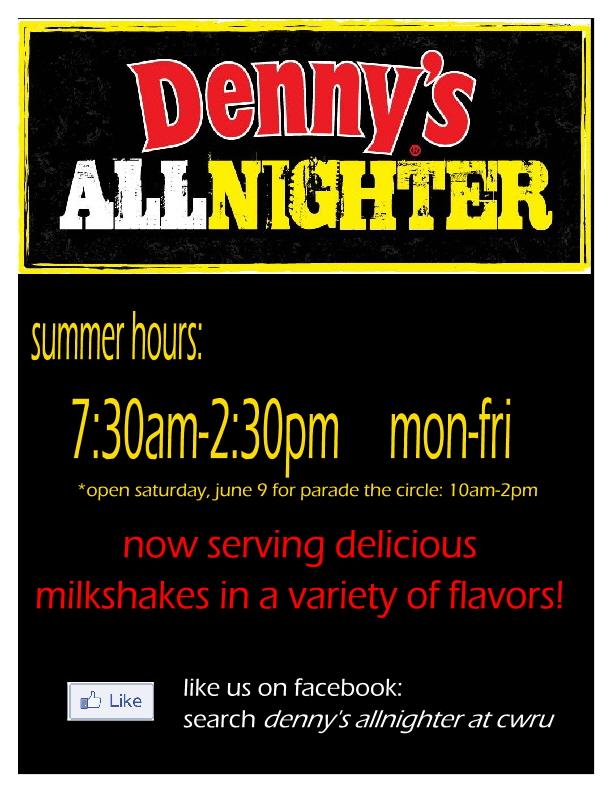 Dennyflyer Parade Hours