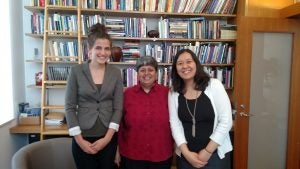 Diana Bilimoria, Keimei Sugiyama and Morgan Bulger