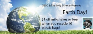earth day recycling flyer