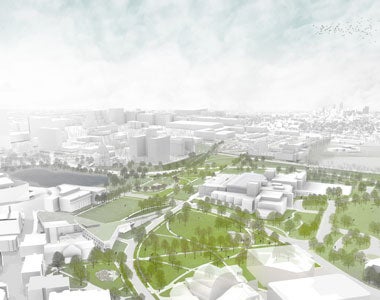 Architectural rendering of East Bell Commons.