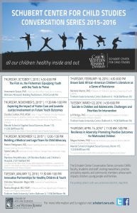 Schubert Center for Child Studies Conversation Series Calendar 2015-2016