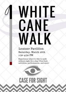 White Cane Walk flyer