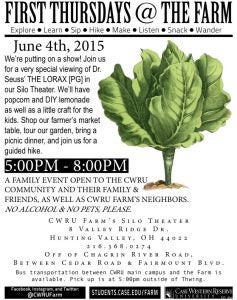 First Thursday at the Farm June 4 flyer