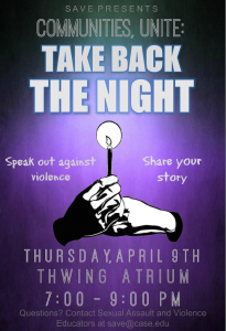Take Back the Night flyer