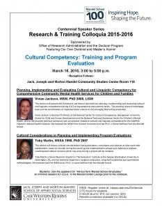 Cultural Competency flyer