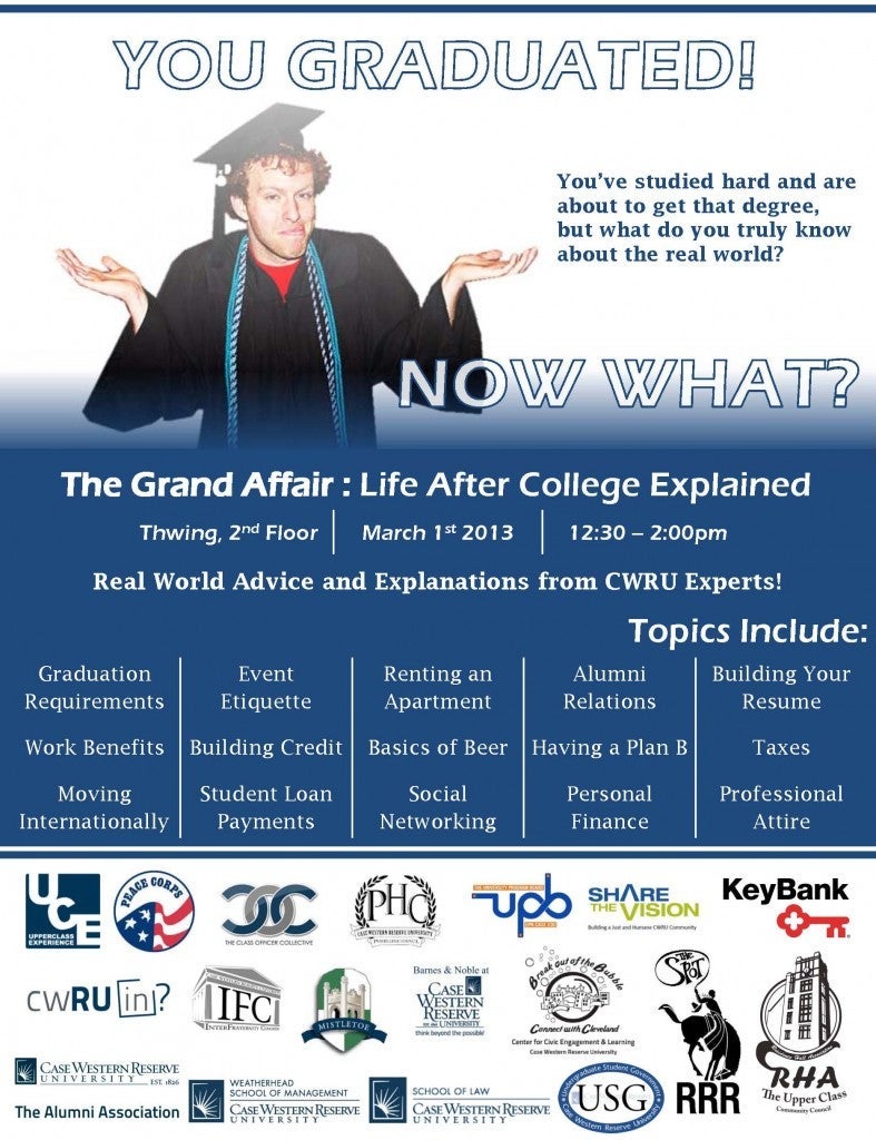 graduation event CWRU