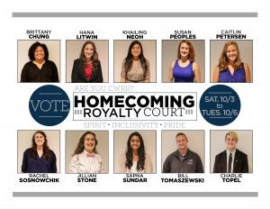 Homecoming Court flyer
