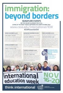 International Education Week 2015 flyer