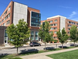 Exterior of Stephanie Tubbs Jones Hall