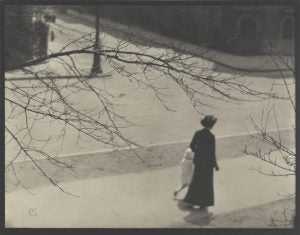 Riverside Drive and 83rd Street, New York, 1914. Paul Strand (American, 1890–1976). Vintage platinum print: 24.4 x 31.7 cm. The Cleveland Museum of Art, Leonard C. Hanna Jr. Fund 1983.201. © Aperture Foundation, Inc., Paul Strand Archive.