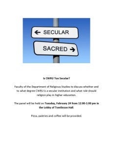 Religious Studies panel