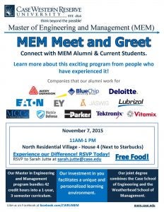 MEM meet and greet flyer