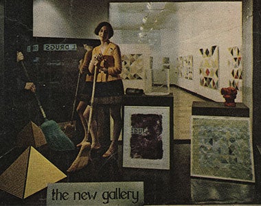 Photo from 1970 of Nina Sundell, one of MOCA's founders.