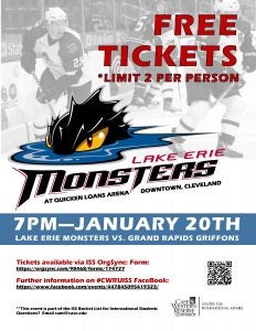 Lake Erie Monsters game flyer