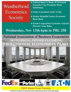 networking dinner flyer