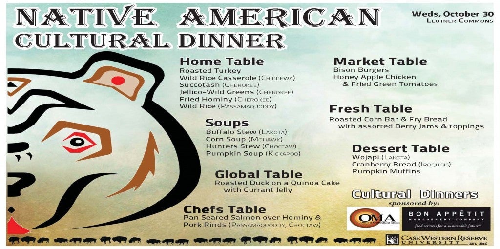 Native American Cultural Dinner CWRU