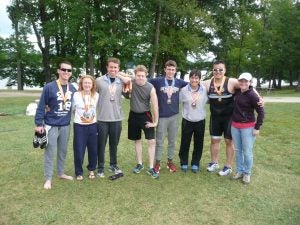 Spartan Triathlon Club at the team's first competition