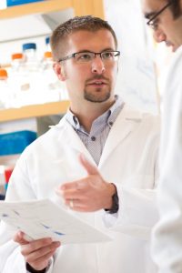 Paul Tesar in a lab