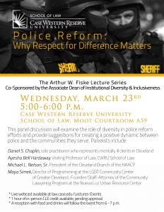 Police Reform panel flyer