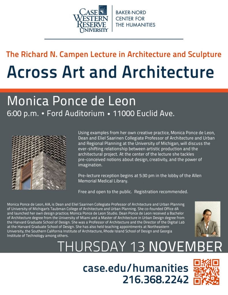 Baker-Nord flier Ponce de Leon event