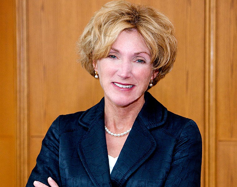 headshot of CWRU President Barbara R. Snyder