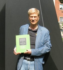 Robert Brown holding the Green Bible