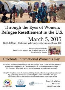 Refugee women in Cleveland flyer