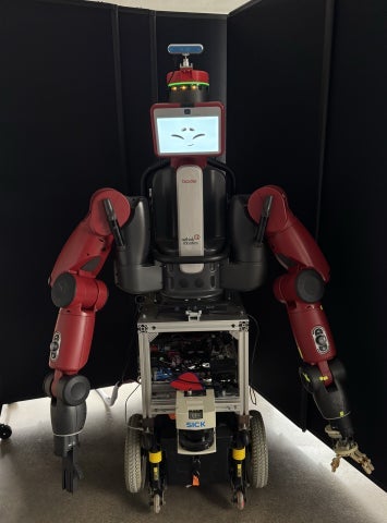 The SaPHaRI Lab’s modified Baxter Robot. 