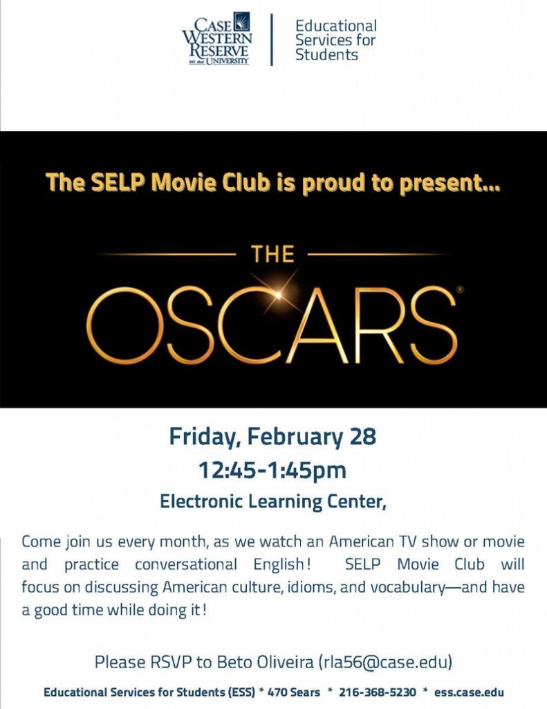 CWRU spoken english language partner flier