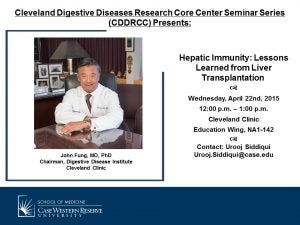 liver transplantations seminar flyer